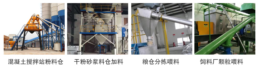 螺旋喂料機應用物料