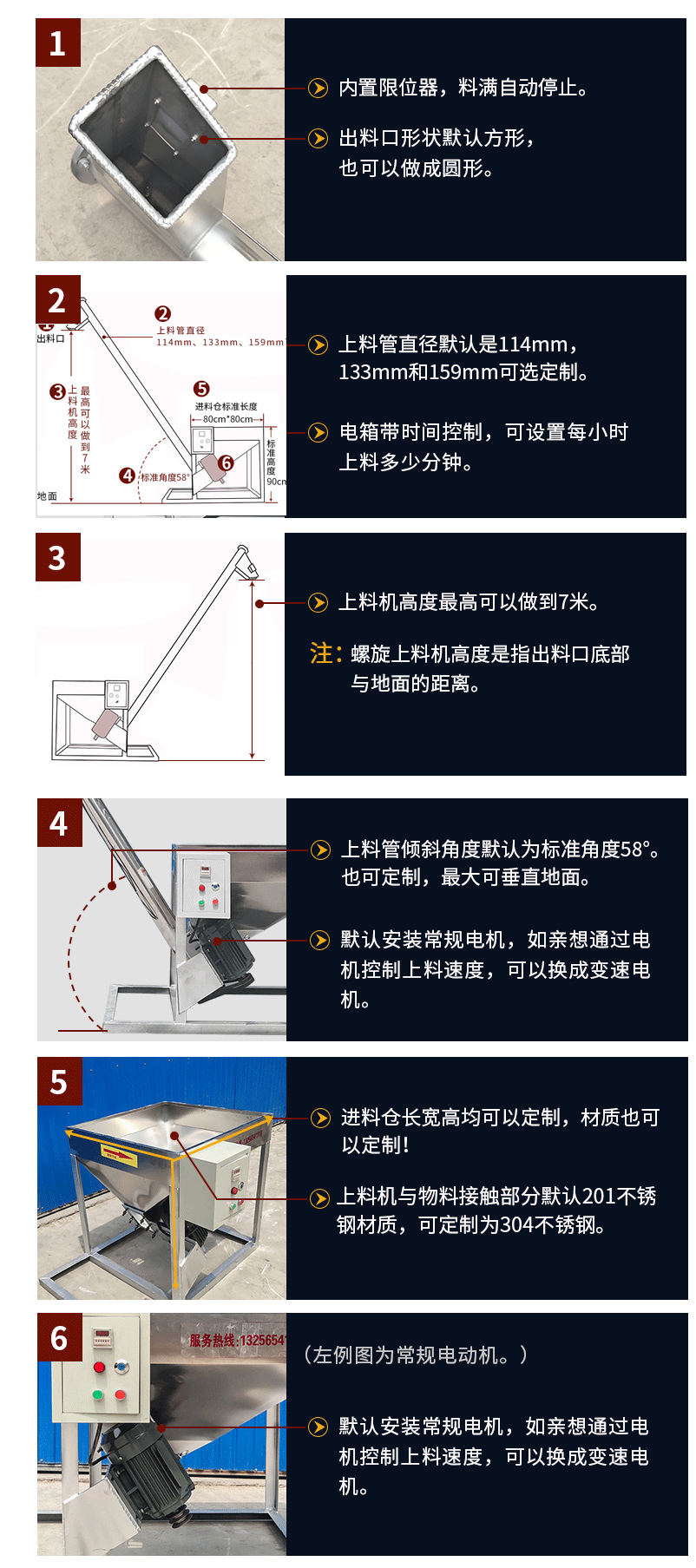 移動(dòng)式螺旋輸送機(jī)細(xì)節(jié)